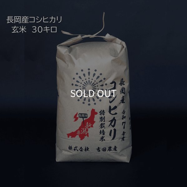 画像1: 【新米予約】長岡産コシヒカリ　玄米　３０キロ (1)